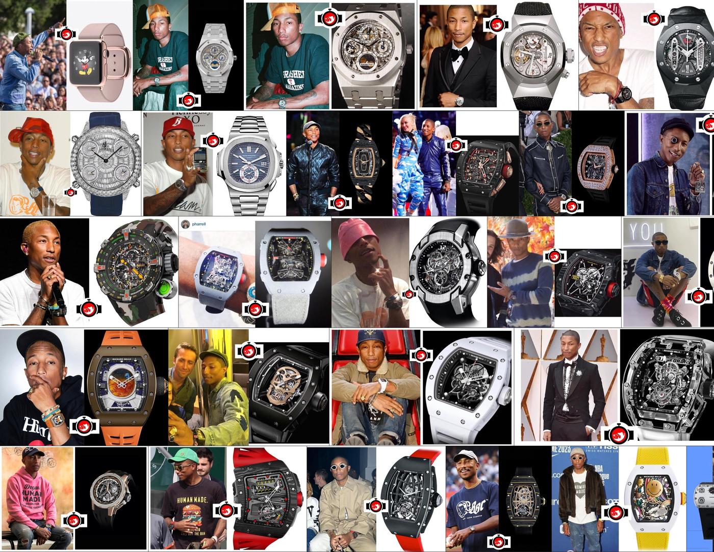 Pharrell Williams Watch Collection - Every Watch He's Been Spotted Wearing